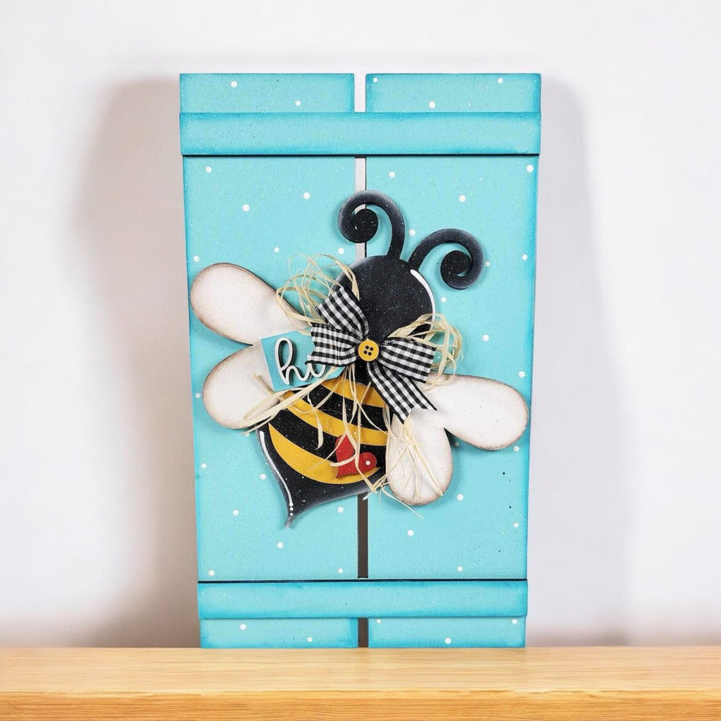 Bumble Bee Shutter Sign