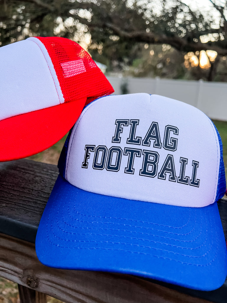 Flag Football Cotton Foam Trucker Hat