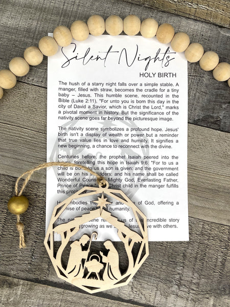 Silent Nights Ornament