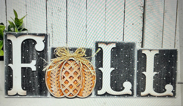 FALL Sweater Pumpkin Shelf Sitter Kit {unfinished}