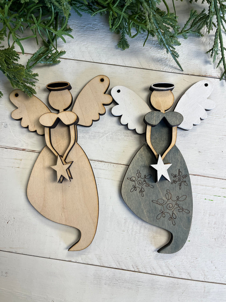 Angels Christmas Ornament (set of 2)