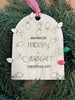 “You Make Life Merry” Fingerprint Ornament