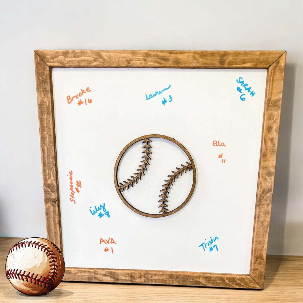 Team Signatures Framed Sign (5 sport options)