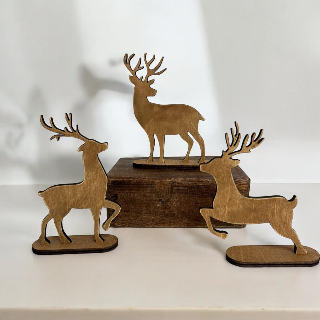 Deer Trio Shelf Sitter