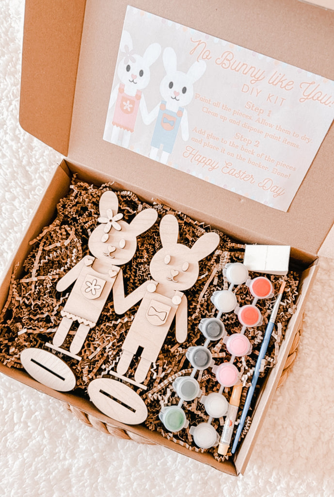 Bunny Couple Craft Kit {unfinished}