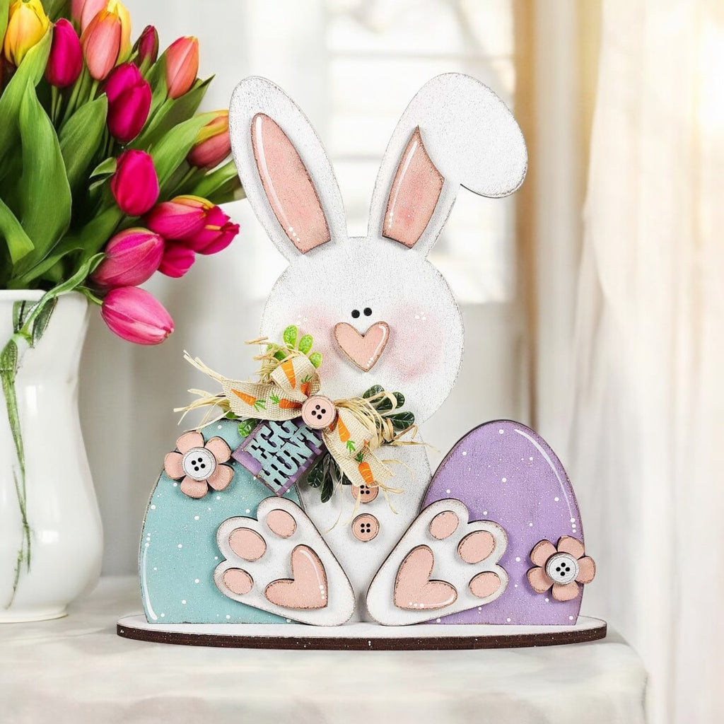 Egg Hunt Bunny Shelf Sitter