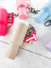 Mini Tumbler Chapstick Holder with 3D Initial Charm