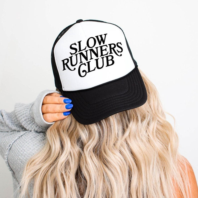 Slow Runners Club Cotton Foam Trucker Hat