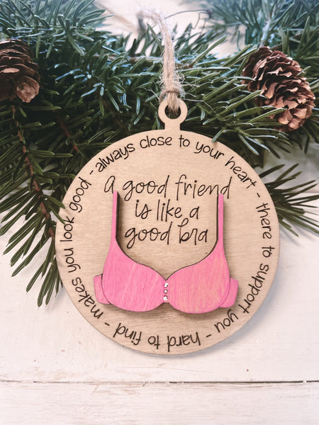 Friends (bra) Christmas Ornament