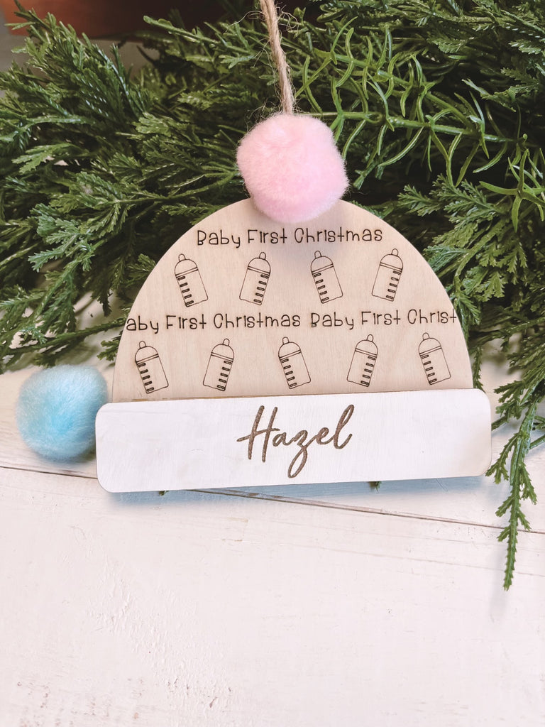 Baby’s First Christmas Personalized Engraved l Ornament