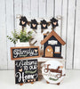 Personalized Family Shelf Sitter/Tiered Tray Set