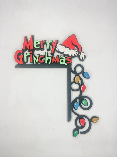 Merry Grinchmas Door Corner Hugger Kit {unfinished}