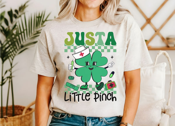 Just a Little Pinch St. Patty’s Bella Canvas Tee (pre-order