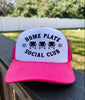 Social Club Cotton Foam Trucker Hat (various sports option)