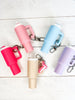 Mini Tumbler Chapstick Holder with 3D Initial Charm