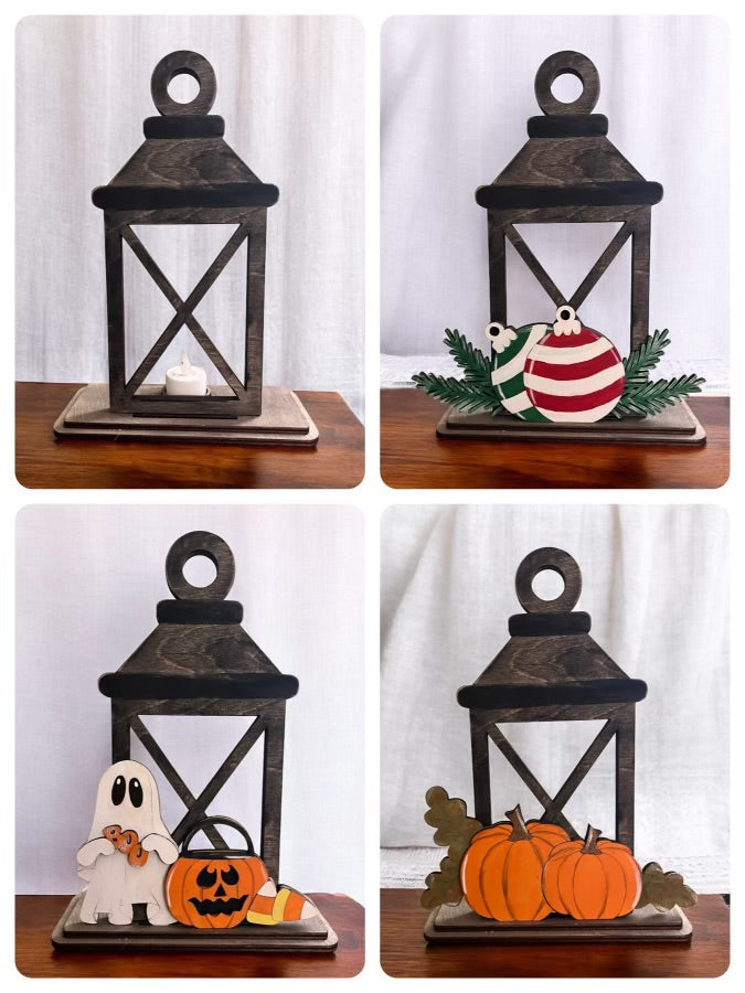 Interchangeable Lantern Shelf Sitter Kit {unfinished}