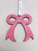 Coquette Bow Ornament Set