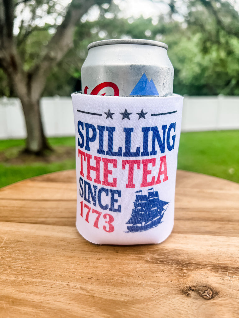 “Spilling the tea”  Can Cooler